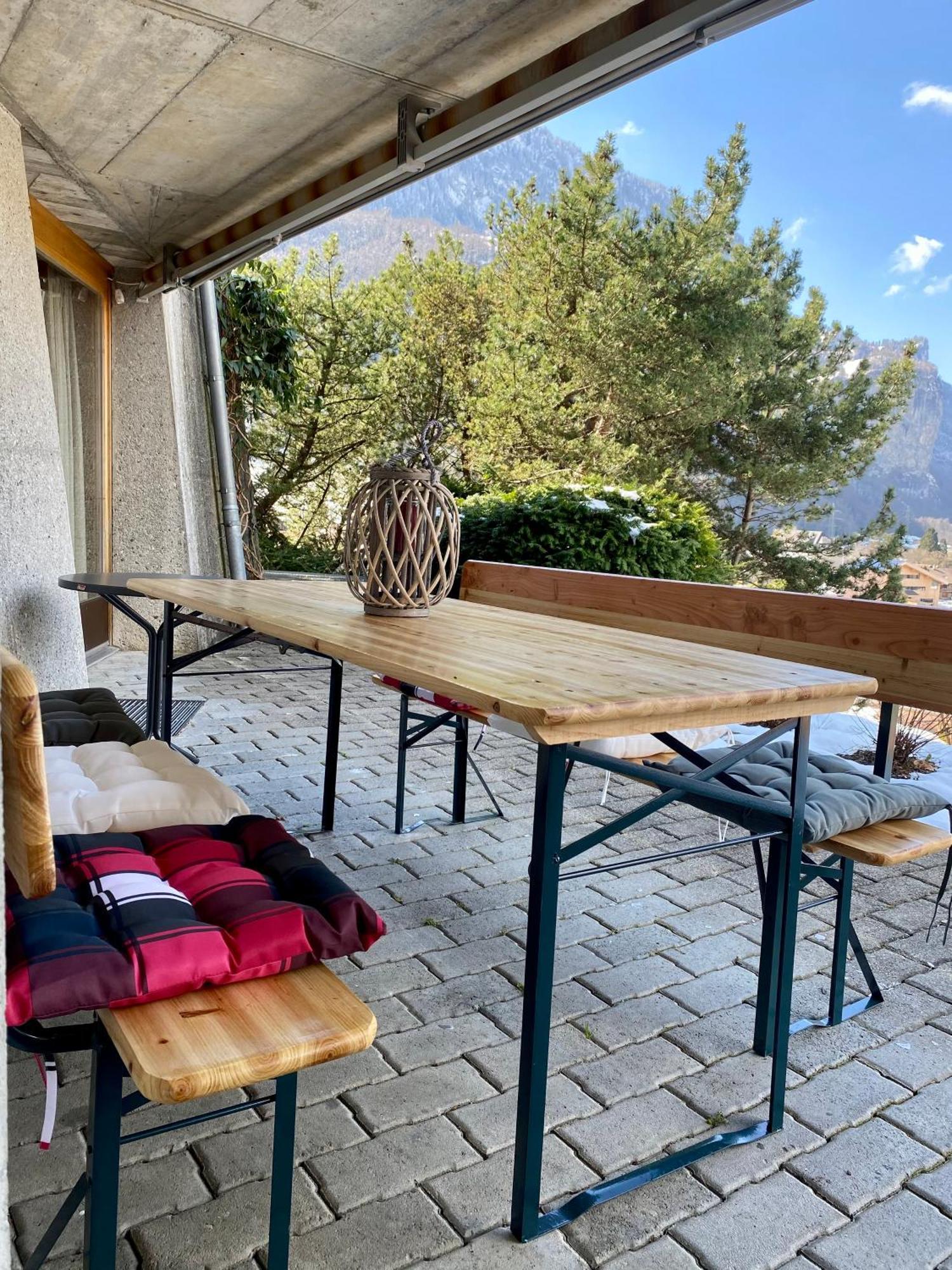 Appartement Aareschlucht- Grandiose Aussicht Fuer 2-6 Pers. Meiringen Exterior foto